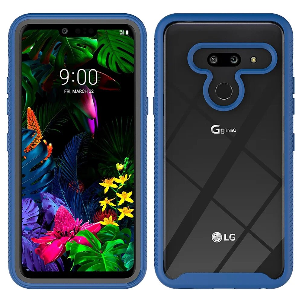 Чехол для LG G8 ThinQ 6.1" Dark Blue, противоударный