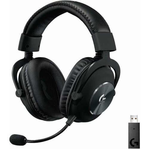 Logitech Наушники с микрофоном Logitech G Pro X черный 2м мониторные Radio оголовье 910-000909 2551000₽