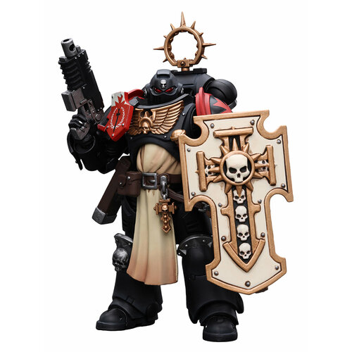 Фигурка JOYTOY Warhammer 40K Primaris Space Marines Black Templars Bladeguard Veteran 1:18