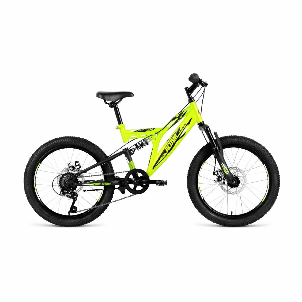 ALTAIR Велосипед ALTAIR MTB FS 20" disc (рама 14", черный/красный)