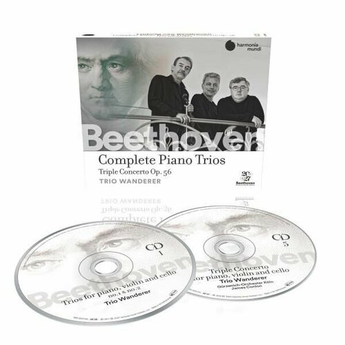 Trio Wanderer - Beethoven: Complete Piano Trios & Triple Concerto (Box) (5CD) 2022 Papersleeves In Box Аудио диск