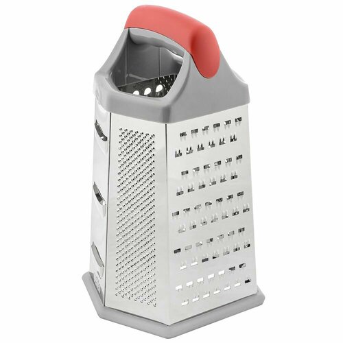 Терка для овощей ручная Vetta 6-и сторонняя 22см нержавеющая сталь 535₽