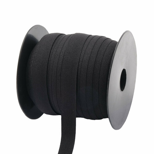 Резинка тканая окантовочная 15мм х 48 м черный ML1240151 260₽
