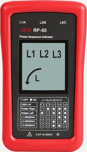 Изображение товара Индикатор чередования фаз RGK RP-60
