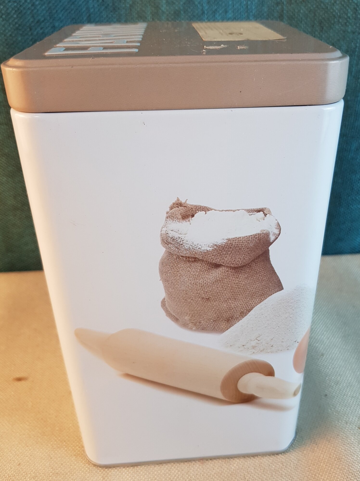 фото ! Банка для мучных "FARINE", металл, вертикальная