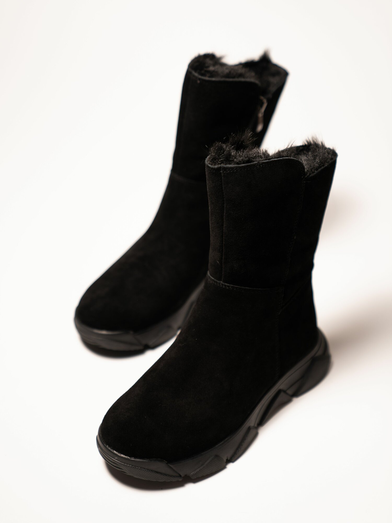 Полусапоги LUKME полнота 7 (RU)/ на среднюю и широкую стопу размер 42 черная замша