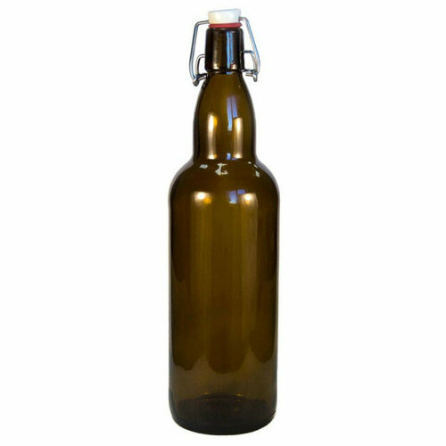 Бутылка 1л бугельный замок стекло 1031₽