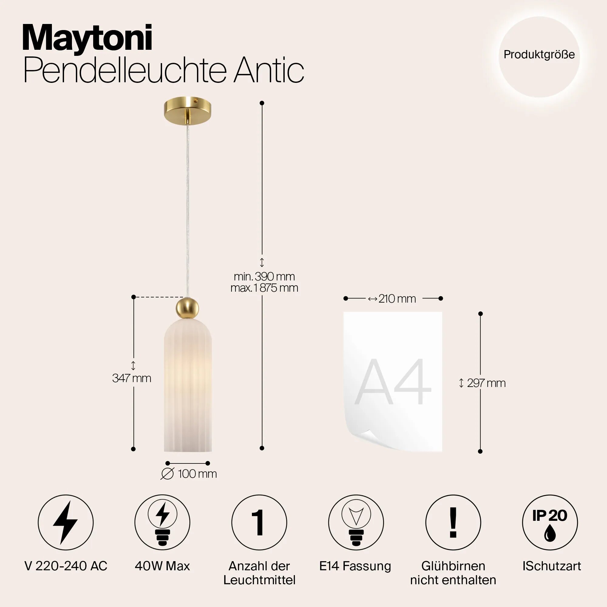 Люстра на штанге Maytoni - фото №7
