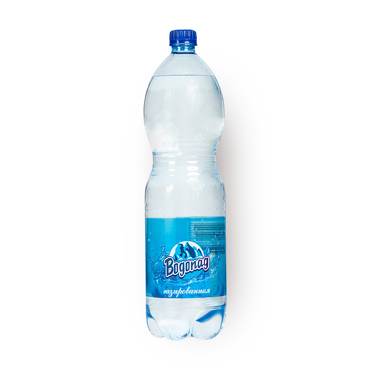Вода газированная «Водопад», без вкуса, в прозрачной пластиковой бутылке, 1.5 л