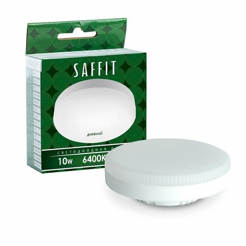 фото Лампа светодиодная saffit sbgx5310 gx53 10w 230v 6400k 55229 (10шт)