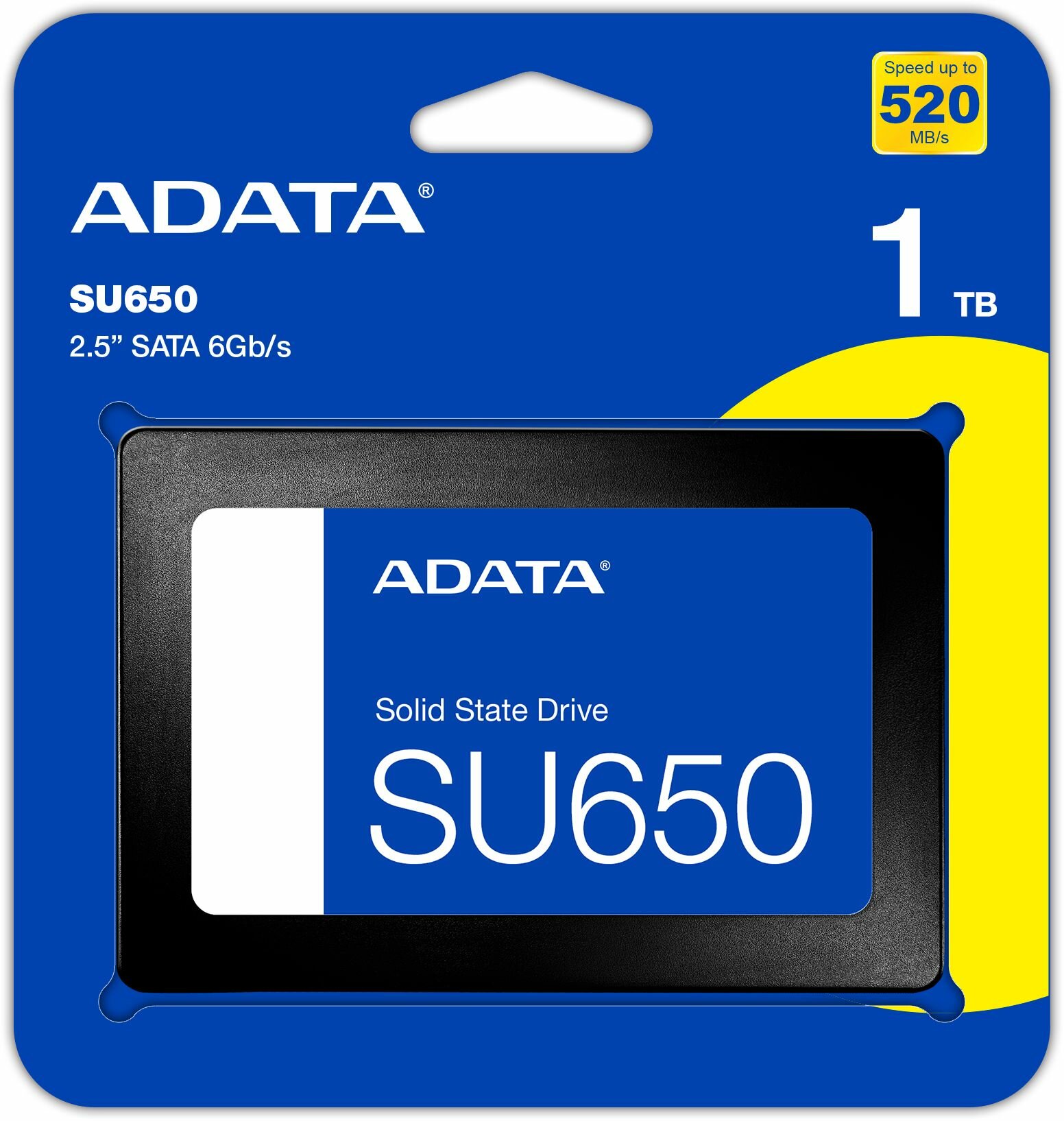 SSD накопитель A-Data Ultimate SU650 ASU650SS-1TT-R 1ТБ, 2.5", SATA III, SATA — фото 1