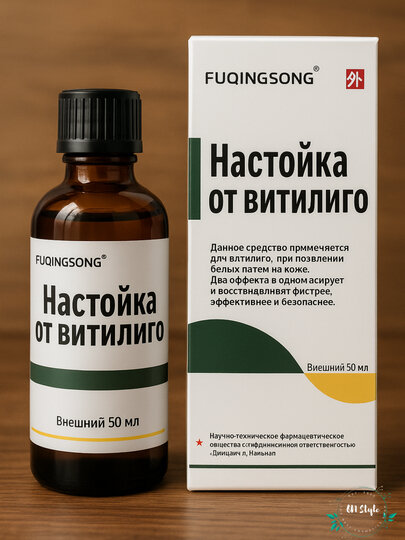 Лосьон для лечения витилиго, лосьон против белых пятен, 50 мл — фото 1