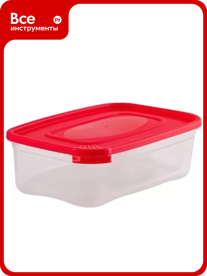 Контейнеры Полимербыт каскад 1.2 л прямоугольный 435800000