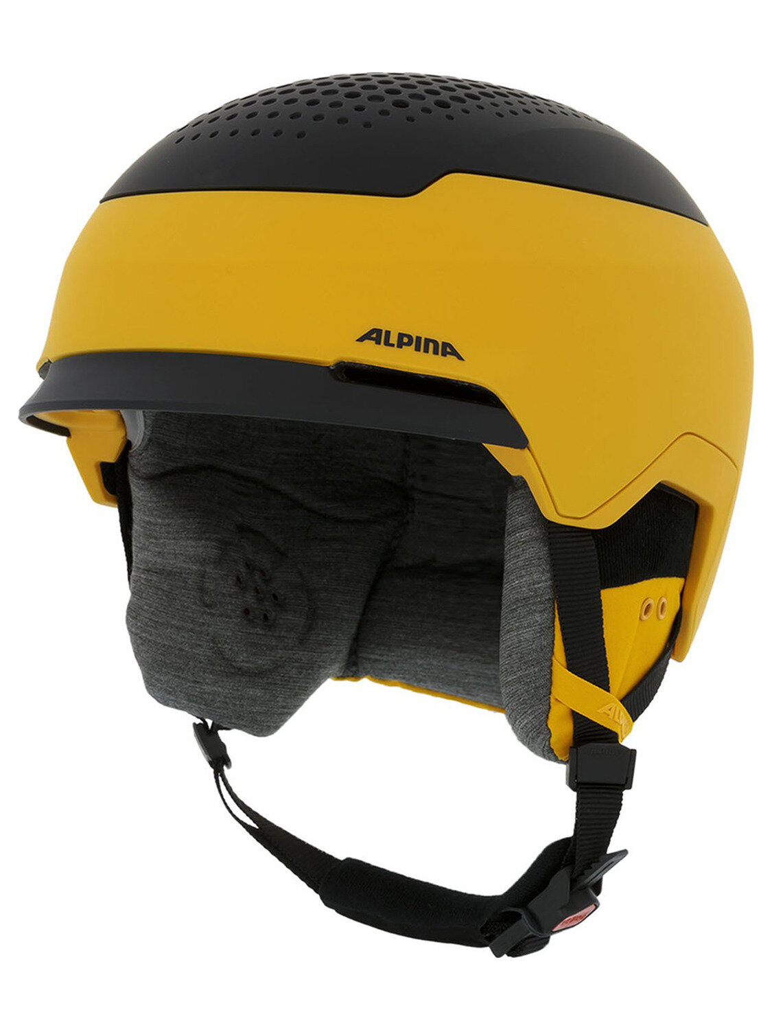 Горнолыжный шлем Alpina Gems burned-yellow black matt 23/24 Желтый, для мужчин , Оранжевый