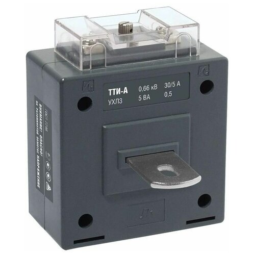 Трансформатор тока ТТИ-А 300/5А 5ВА 0,5S IEK ITT10-3-05-0300 (1 шт.)