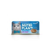 Влажный корм для кошек Nutri Plan Тунец с крилем в собственном соку (кусочки в соусе) - изображение