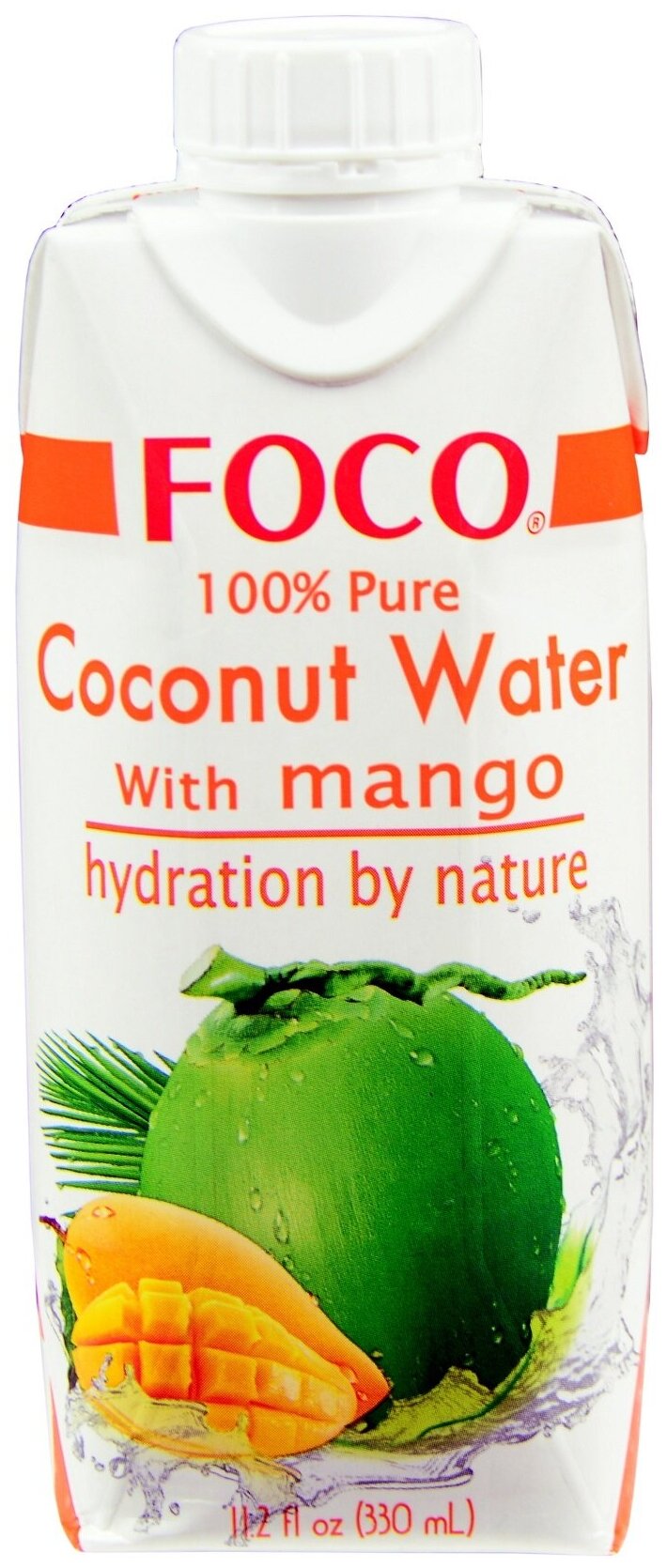Кокосовая вода с манго "FOCO" 330 мл Tetra Pak 1шт - фотография № 13