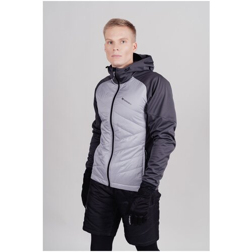 Куртка беговая Nordski Hybrid Hood Black/Lime (US:M)