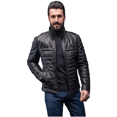 фото Sartori dodici стильная мужская кожаная куртка