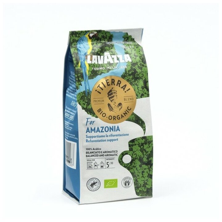 Кофе молотый Lavazza Tierra Bio-Organic for Amazonia (Тиерра за Амазонию), 180г - фотография № 13