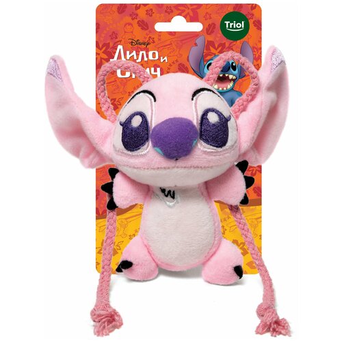 Игрушка Triol Disney Stitch «Ангел» для собак, мягкая, 110мм