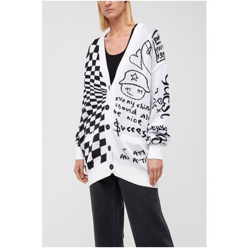 Кардиган NERVURE цвет Белый размер 40