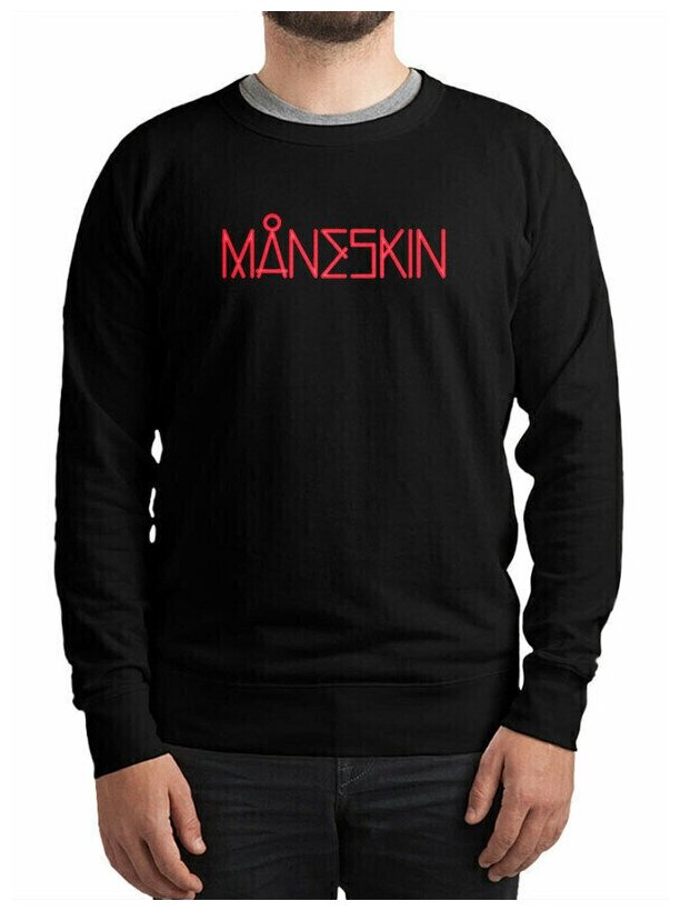 Свитшот DreamShirts с принтом Maneskin Мужской Черный 