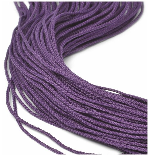 Шнур для мокасин, цвет: лиловый, 1,5 мм x 100 м, арт. 1 с-16