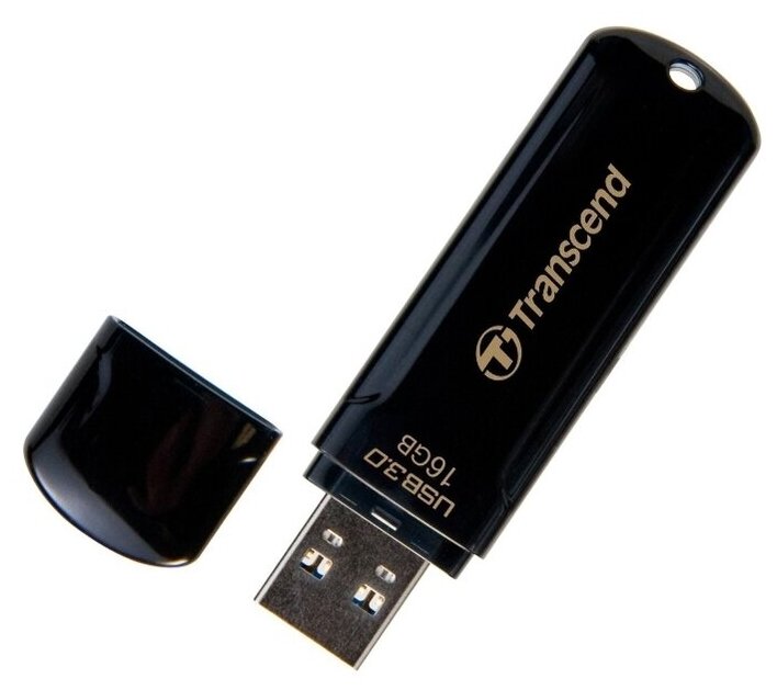 Флешка 16GB Transcend JetFlash 700, TS16GJF700, USB 3.0, черный