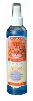 Bio-Groom Klean Kitty Waterless шампунь для кошек без смывания 237 мл - фотография № 5