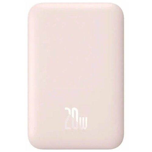 Внешний магнитный аккумулятор повербанк Baseus 6000 мАч 20 Вт с кабелем Type-c на Type-c 50 см 319000₽