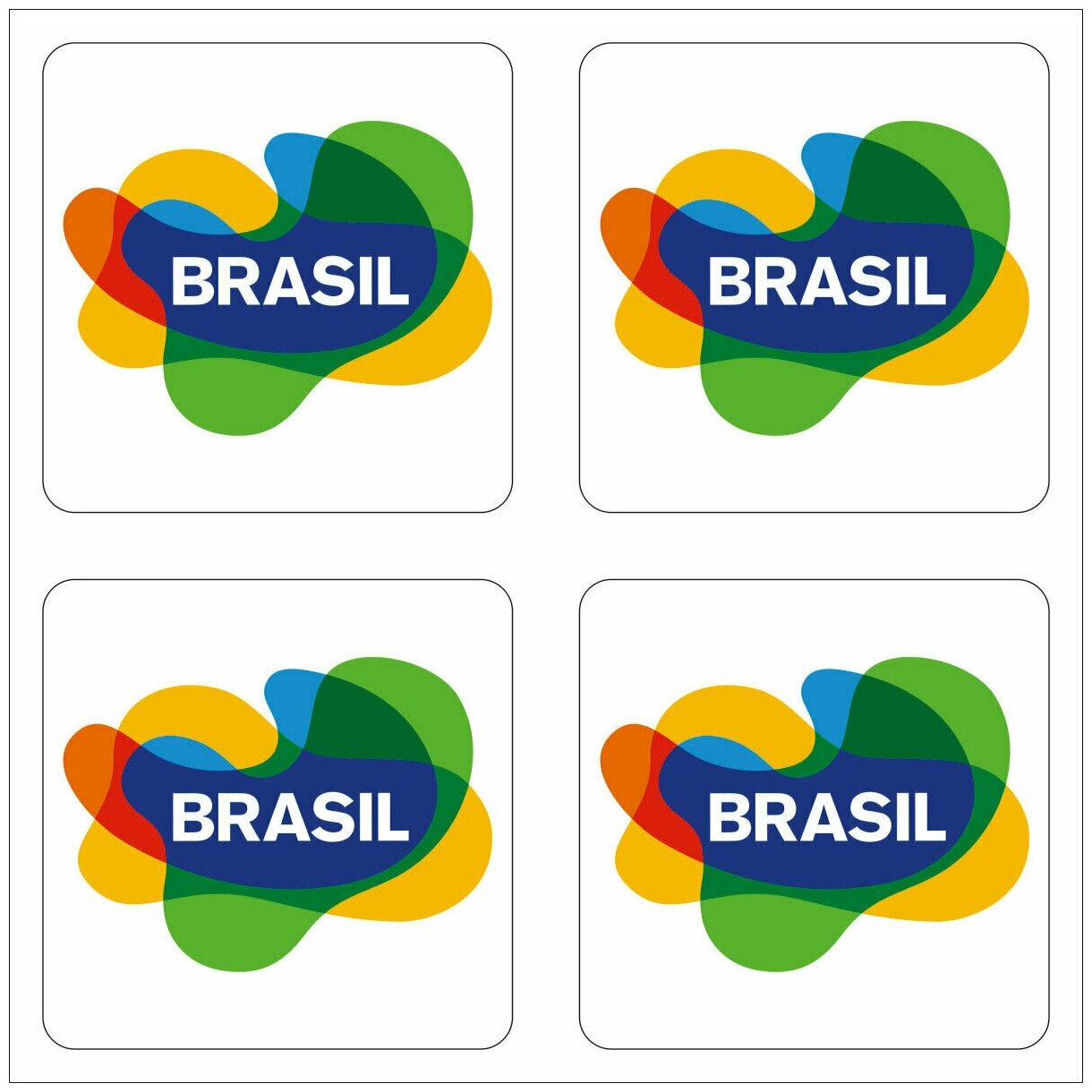 Наклейка виниловая путешественника "brasil"