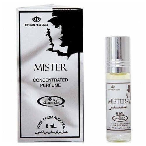 Al-Rehab /Мужские масляные арабские духи мистер /Аль-Рехаб/ Concentrated Perfume MISTER 6 мл. масляные духи аль рехаб golden 6 мл