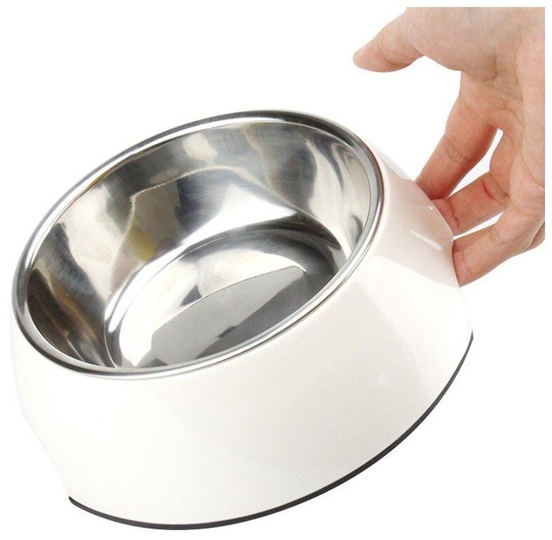 Миска для домашних животных Jordan Judy Pet Bowl Белая - фотография № 1