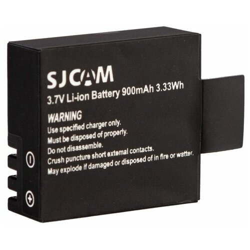 Аккумулятор PWR 3,7V 900mAh 3.33Wh для экшн-камер SJCAM SJ4000, SJ4000 wi-fi, SJ5000, SJ6000