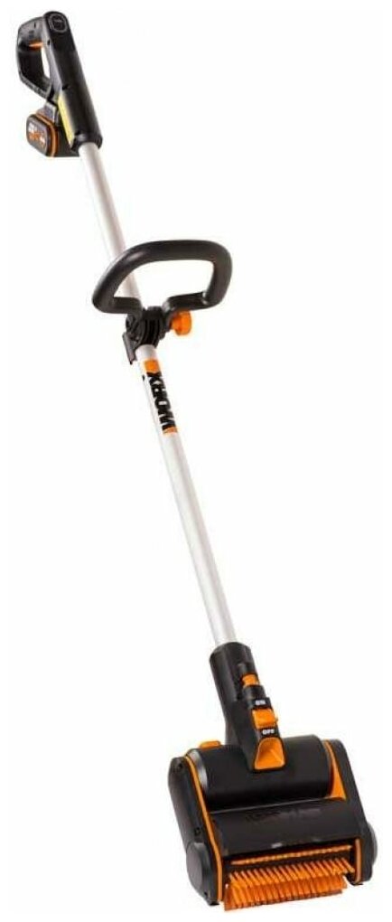 Щетка для чистки дорожек WORX WG441E 20В 4Ач х1 ЗУ коробка