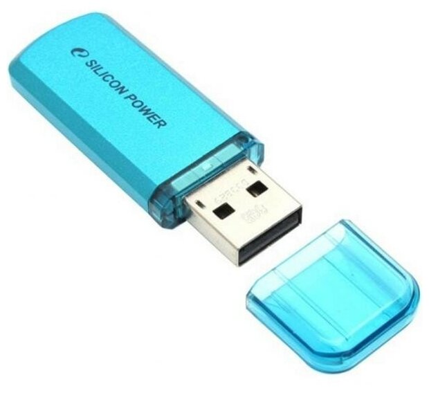 USB флешка Silicon Power Helios 101 64Gb blue USB 2.0