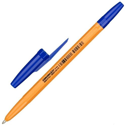 Ручка шариковая Corvina 51 Vintage (0.7мм, синий цвет чернил, корпус желтый) (40163/02G)