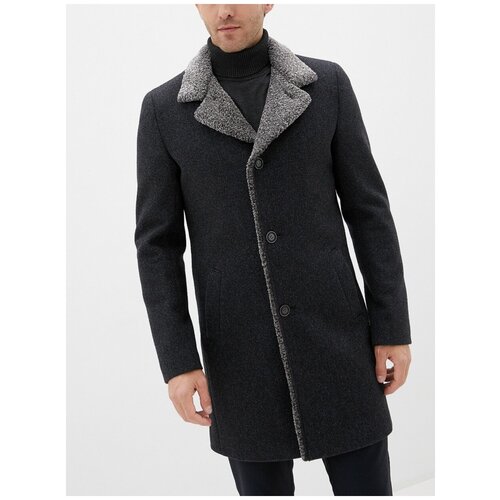 Пальто Berkytt, демисезон/зима, силуэт полуприлегающий, подкладка, размер 62/176, серый