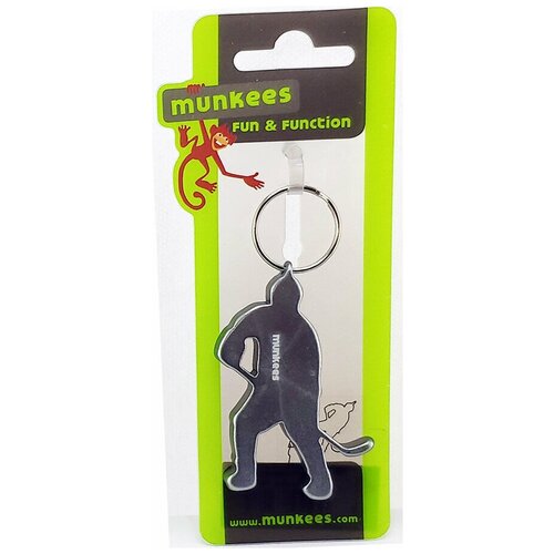 Брелок MUNKEES, серый брелок munkees синий