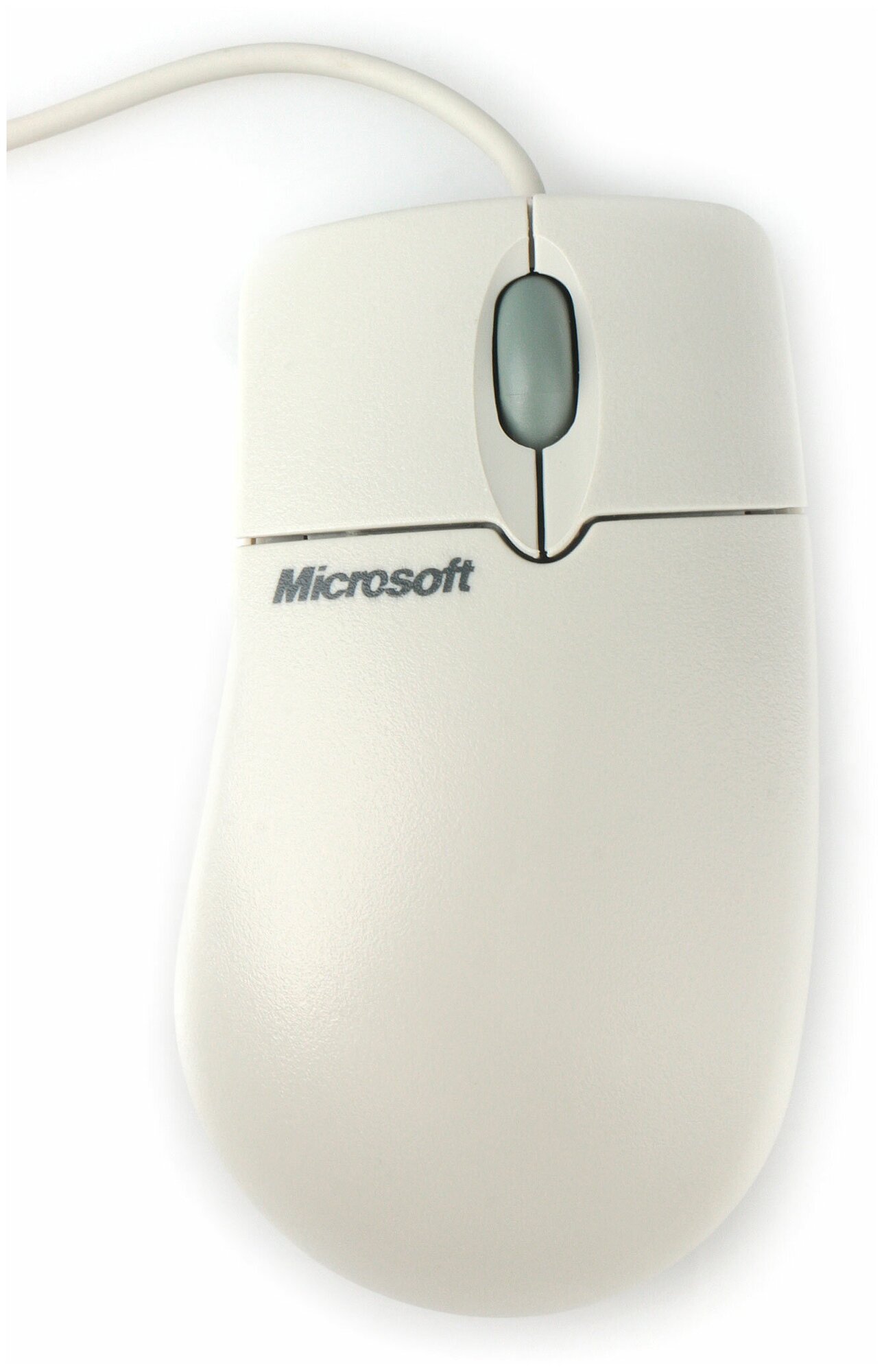 Мышь шариковая, оригинальный Microsoft Intellimouse, PS/2, с колесом, OEM, Мексика, белая