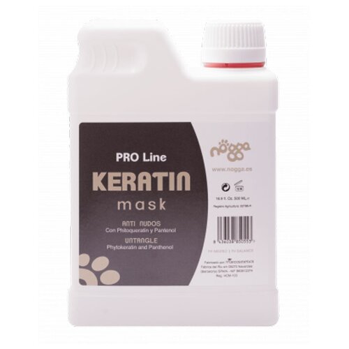 Nogga Маска для собак, восстанавливающая (концентрат 1:10) Nogga Keratin, 500мл
