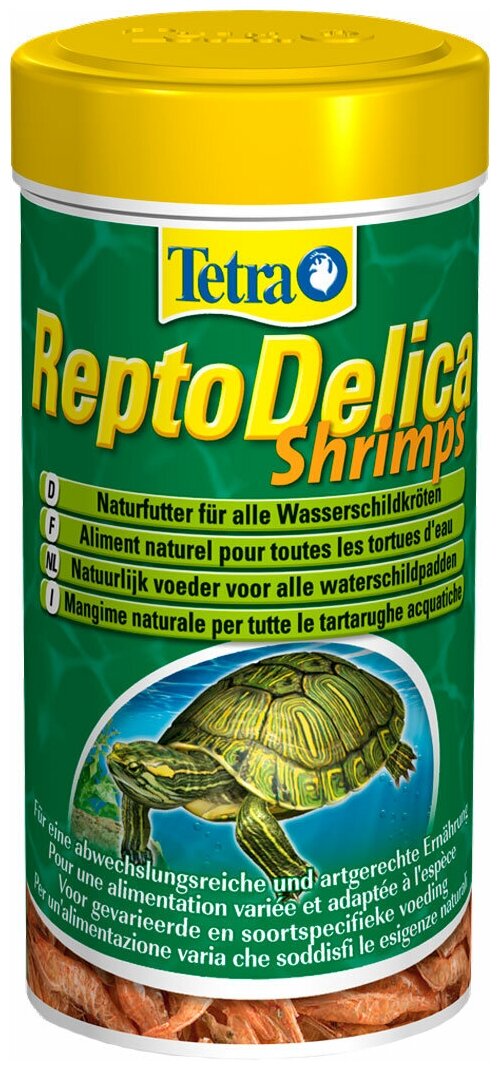 TETRA REPTODELICA SHRIMPS – Тетра корм-лакомство для всех видов черепах Креветки (250 мл)