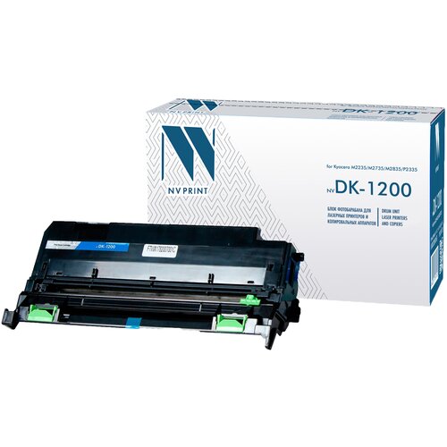 Барабан NV Print DK-1200 для принтеров Kyocera M2235/ M2735/ M2835/ P2335, 100000 страниц картридж лазерный cactus cs tk1200 для kyocera p2335 m2235 m2735 m2835 1 шт