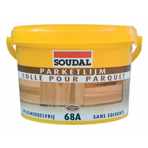 Паркетный клей SOUDAL 68А на основе ПВА дисперсии 15кг 100065