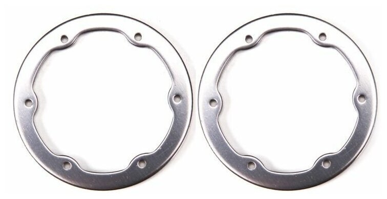 Защитные накладки из металла на диски колеса для краулера Remo Hobby RH1091, 92, 96, 1/10, 2шт A4010