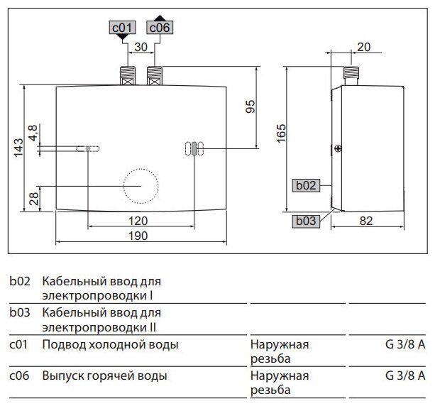 Электрический водонагреватель Stiebel Eltron - фото №6