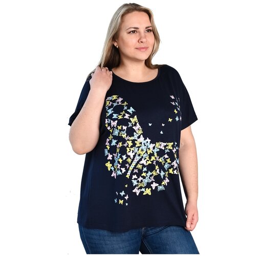 Футболка женская большой размер 60-70