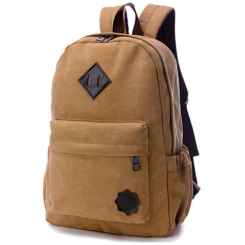 фото Стильный винтажный повседневный рюкзак / школьный портфель / спортивный , особопрочный сумка рюкзачок ecotravel