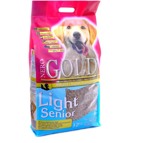 Сухой корм для собак Nero Gold при склонности к избыточному весу, индейка 2.5 кг